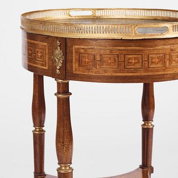 A Gustavian marquetry and gilt-brass mounted tray-table by G. Iwersson (master 1778-1813).