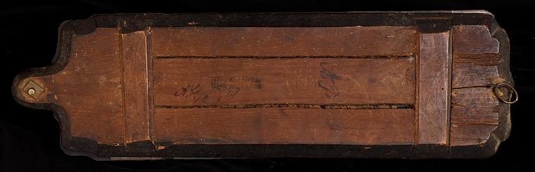 SPEGELLAMPETTER, för ett ljus, ett par, av Nils Meunier (mästare i Stockholm 1754-1797). Gustavianska.