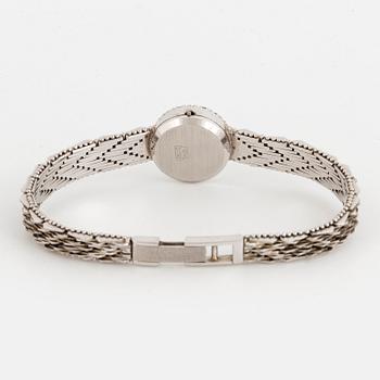 White gold and eight-cut diamond watch.