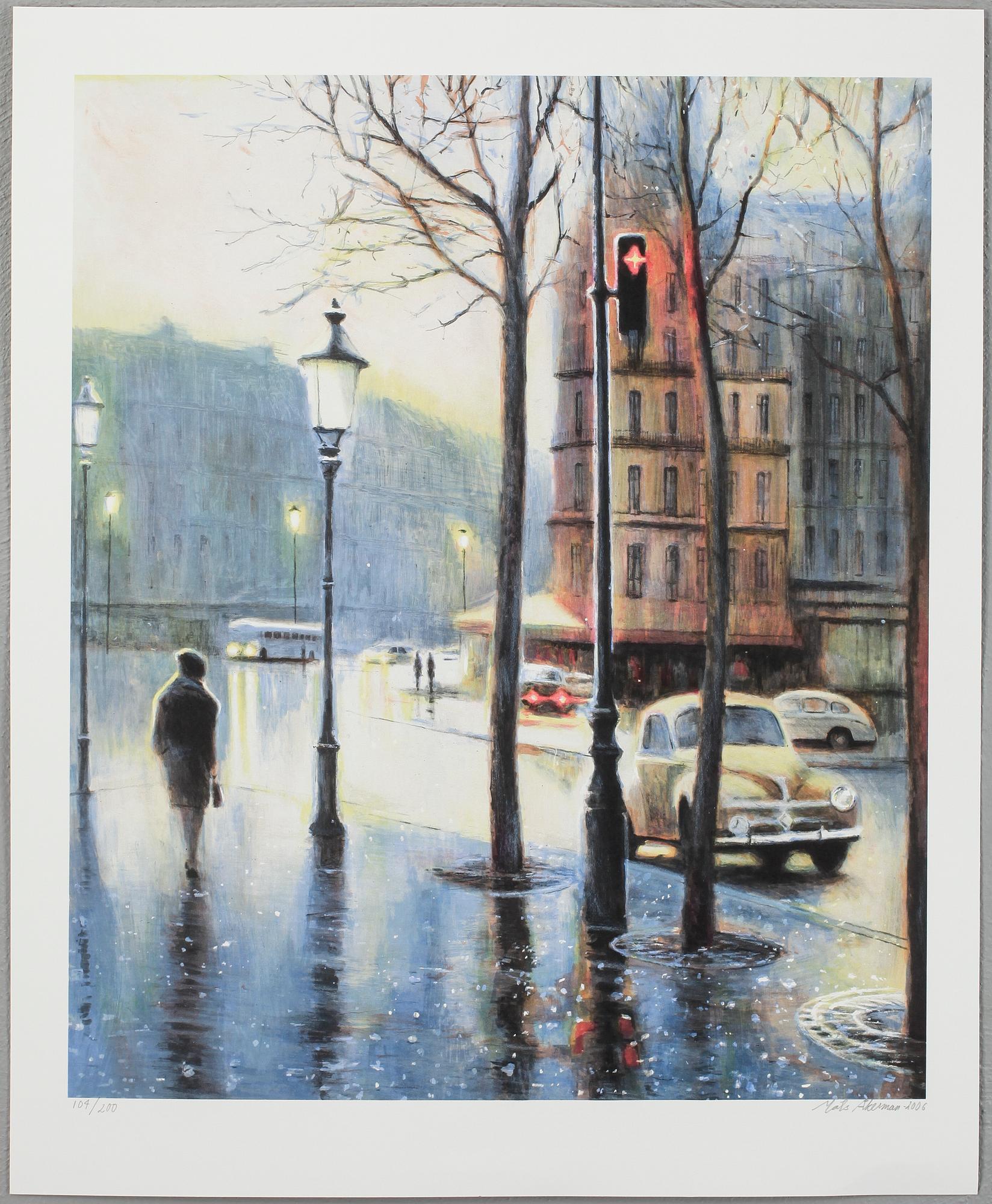 MATS ÅKERMAN, litografi, signerad, daterad 2006, numrerad 104/200.