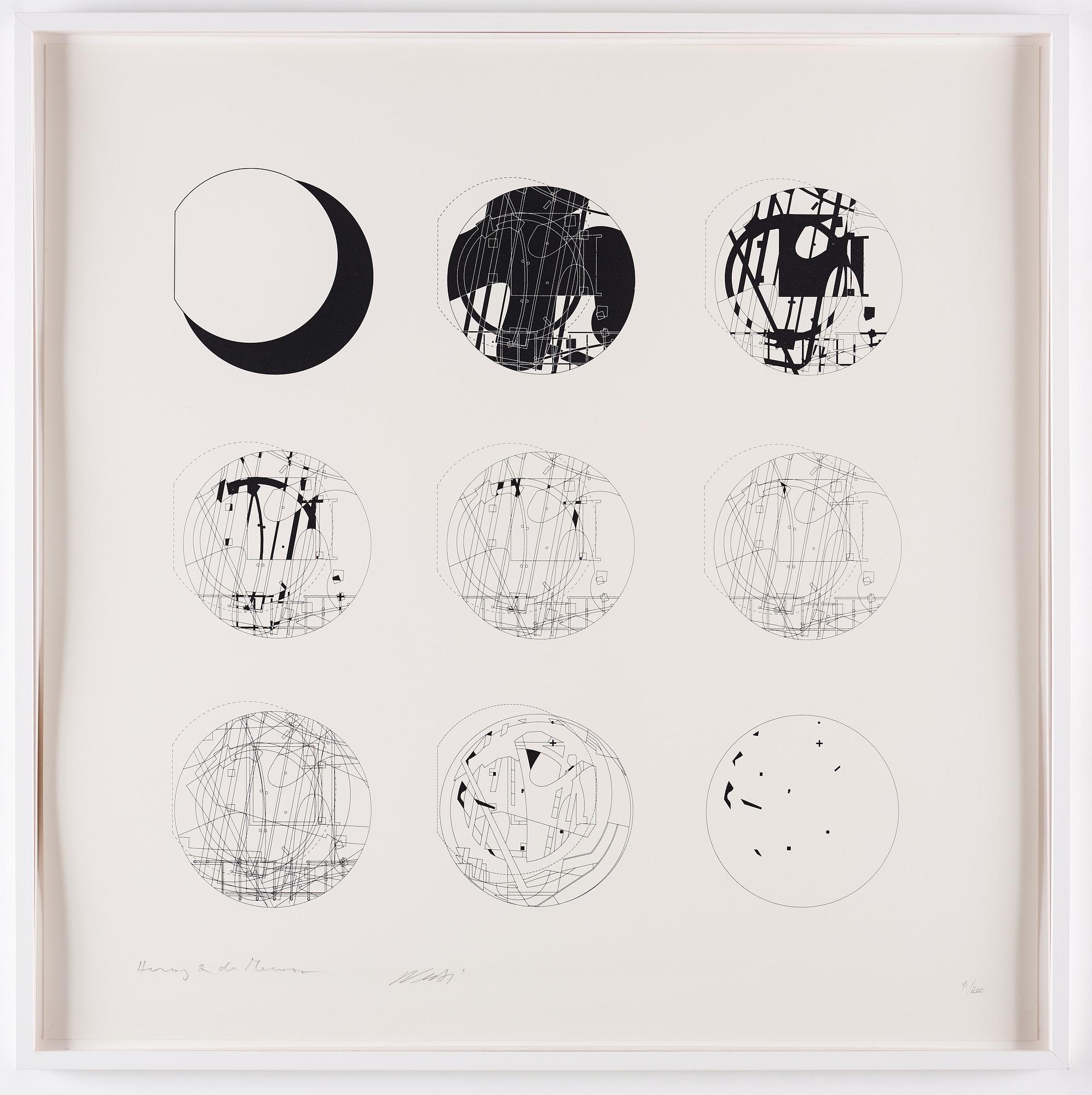 AI WEIWEI, signerad i blyerts Ai Weiwei och Herzog & de Meuron, screenprint, numrerad 71/200.