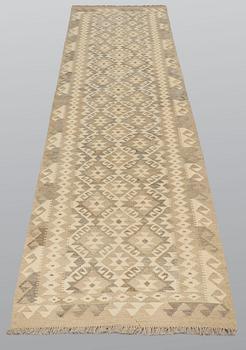Gallerimatta, kelim, 308 x 84 cm.