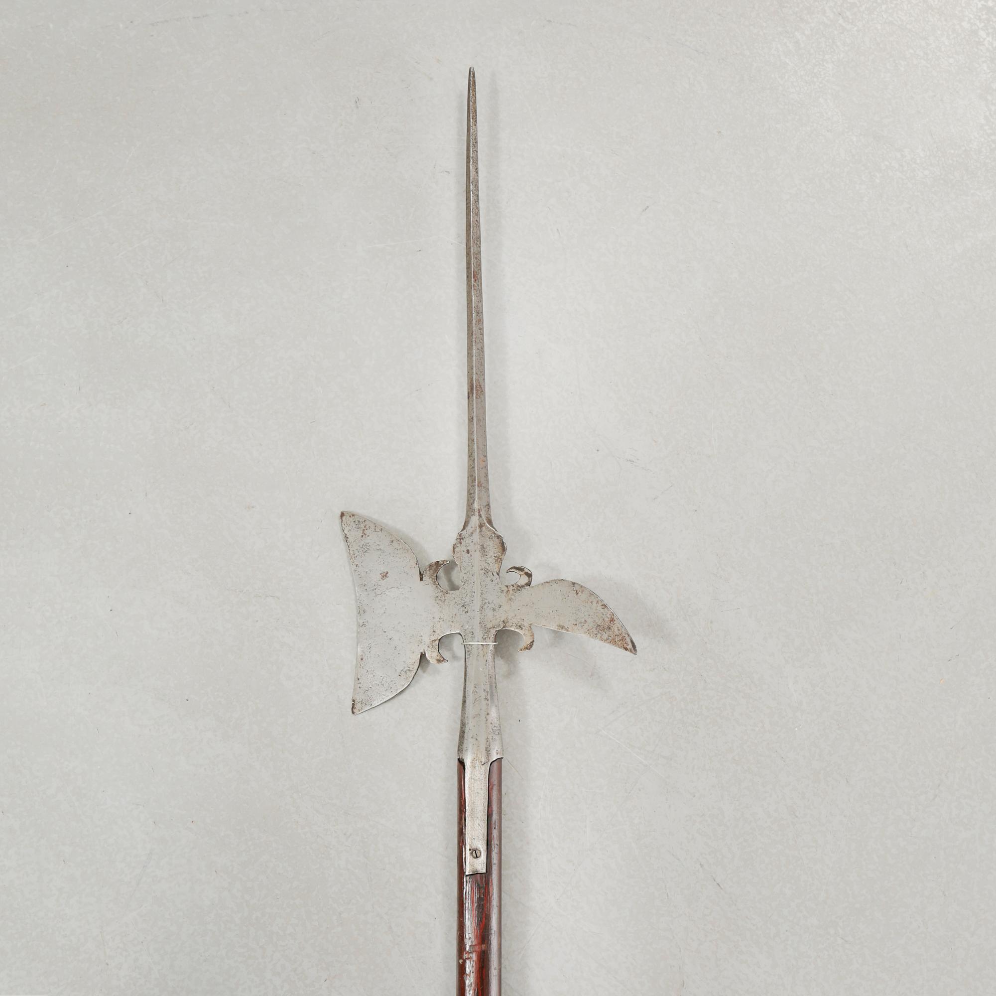 A halberd, probably 17th century.