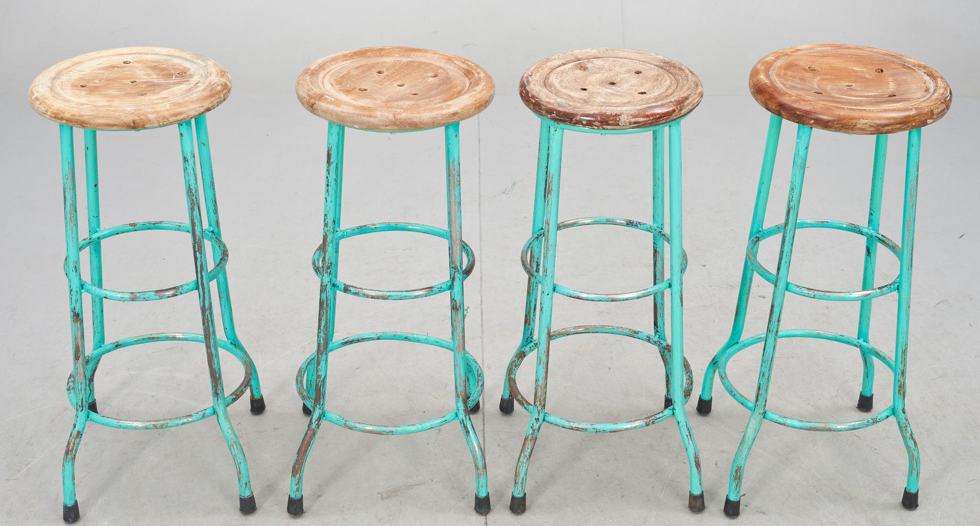 PALLAR, 4 stycken, industri, 1900-talets andra hälft.