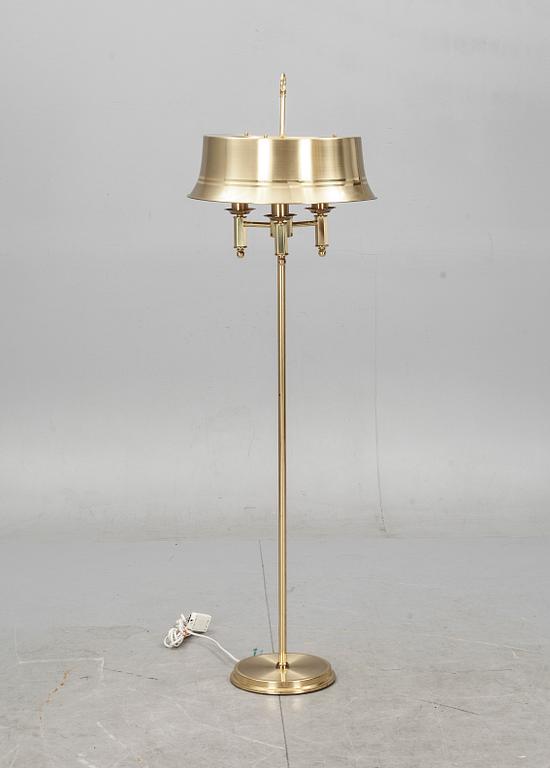 GOLVLAMPA, mässing. Örsjö Industri. 1970-80-tal.