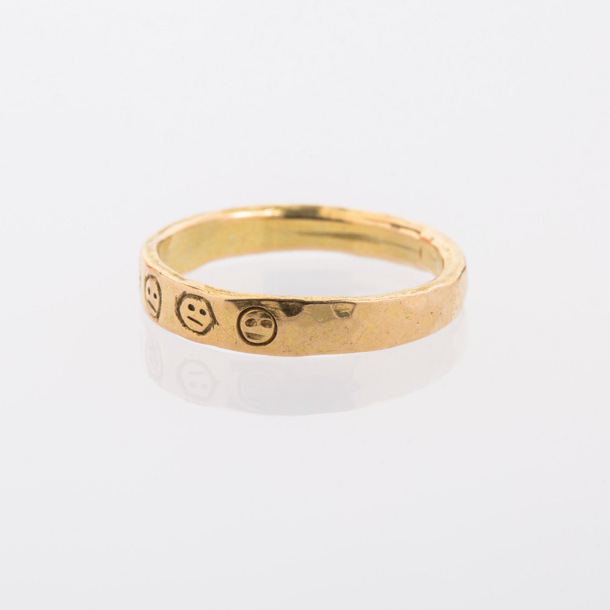 RING, 18K guld. Jan Lambert Kruse, 1992.