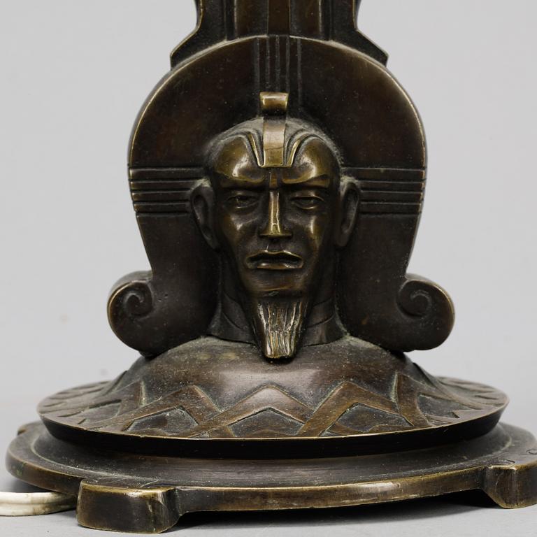 BORDSLAMPA, art deco, 1930-tal.
