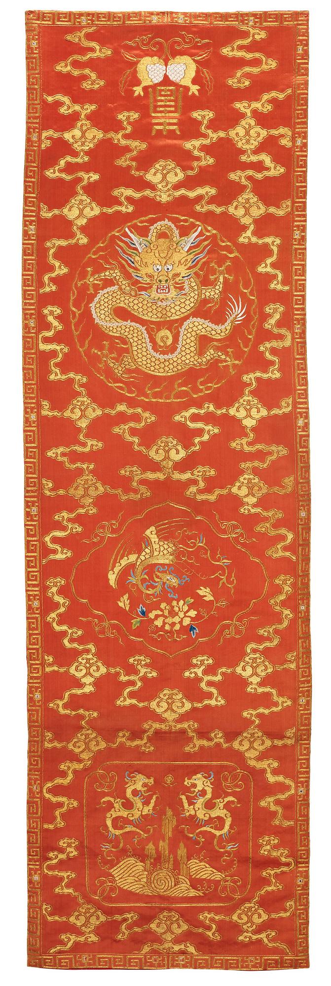 BRODERI, siden. Qingdynastin, 1800-tal.