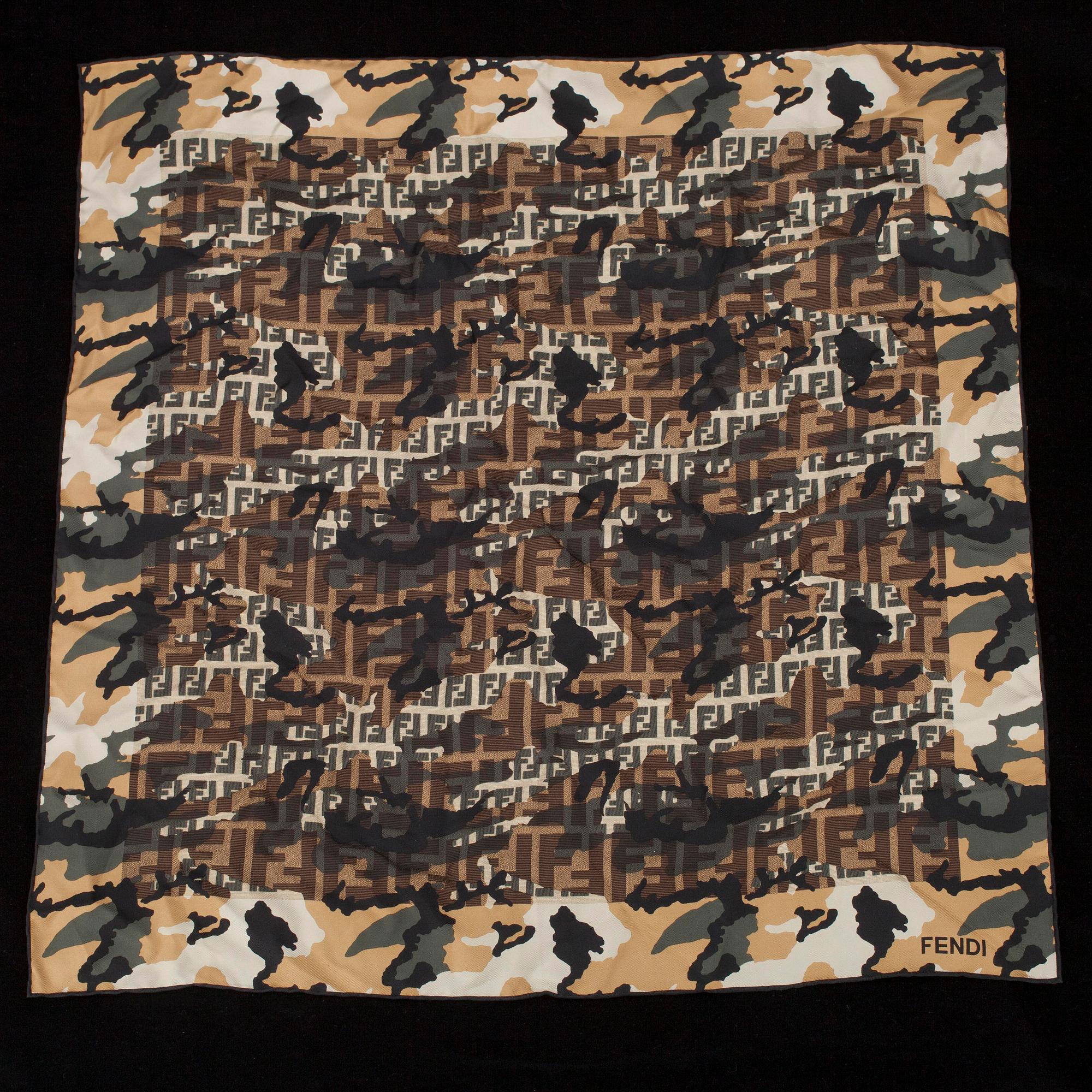 SCARF, siden, Fendi.