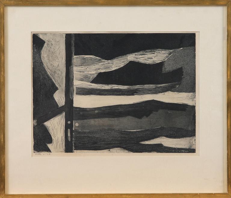 FELIX HATZ, litografi, sign.