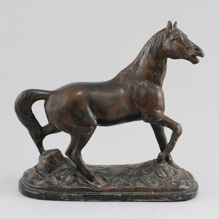 SKULPTUR, bemålat gips, 1900-tal.