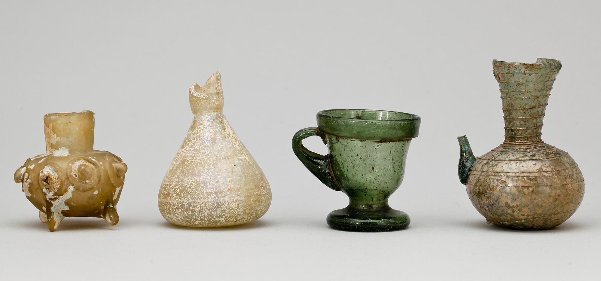 GLASKÄRL, 8 st, östra Medelhavsområdet, 200-900 talet e Kr.