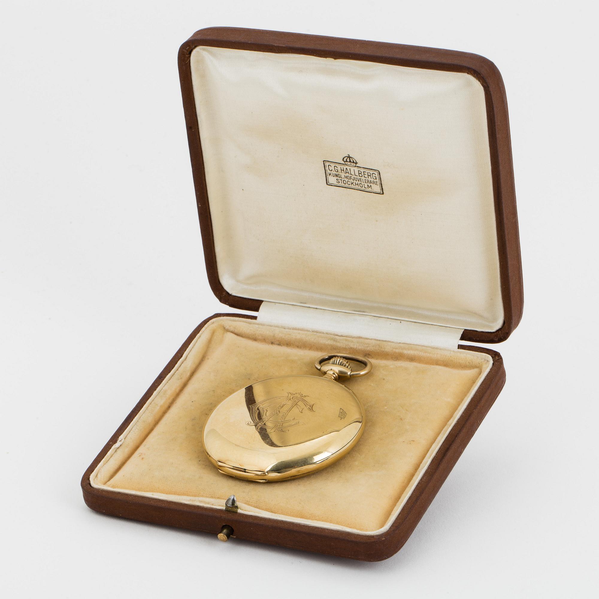 POCKET WATCH, hunter, 49 mm.