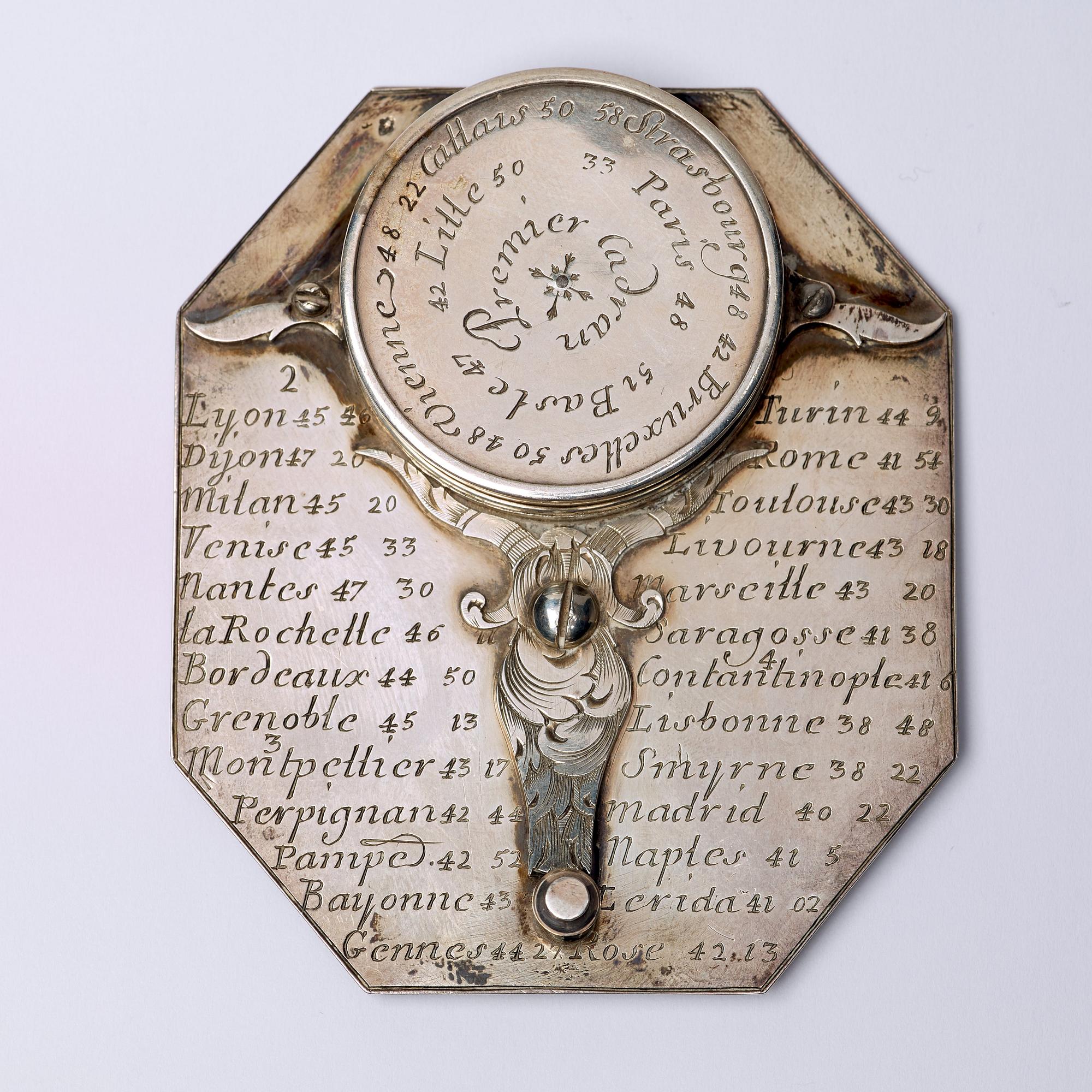 RESESOLUR, Butterfield, Paris, 1700-tal.