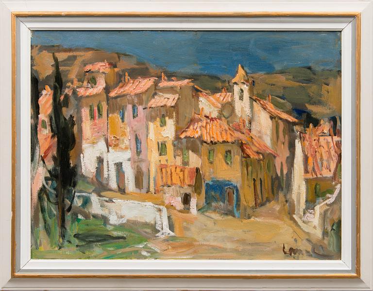 oil on canvas, signed.