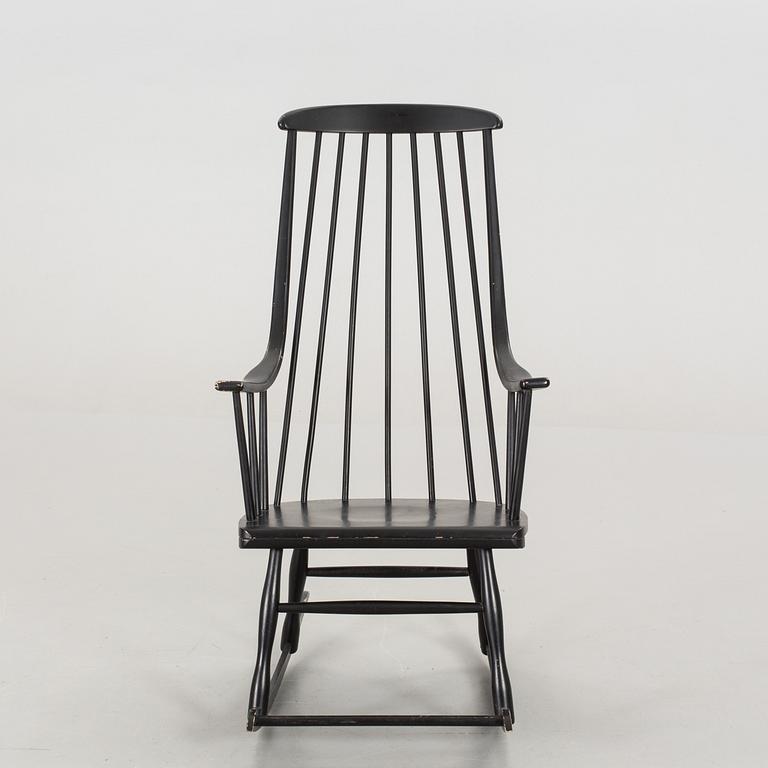 A ROCKING CHAIR BY LENA LARSSON "BOHEM" NESTO NÄSSJÖ, SECOND HALF OF 20TH CENTURY.
