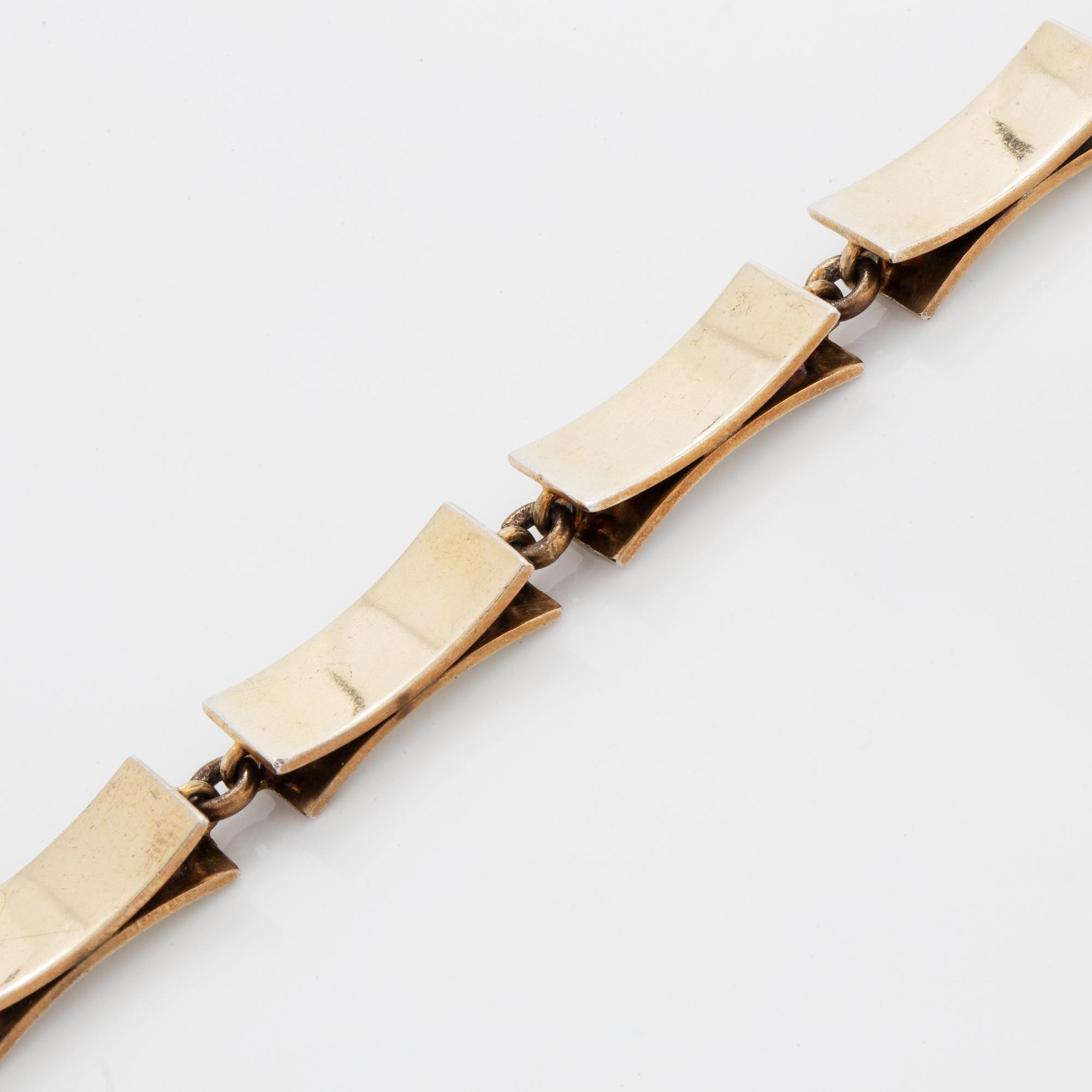 Bengt Liljedahl, sterling silver bracelet.