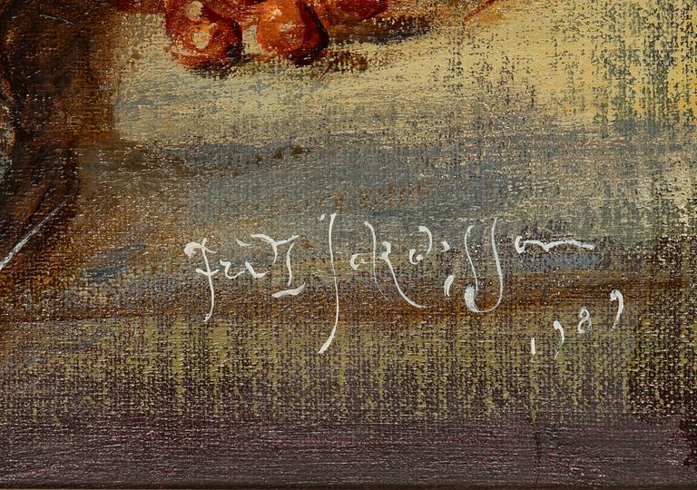 Fritz Jakobsson, Still Life with Mushrooms.