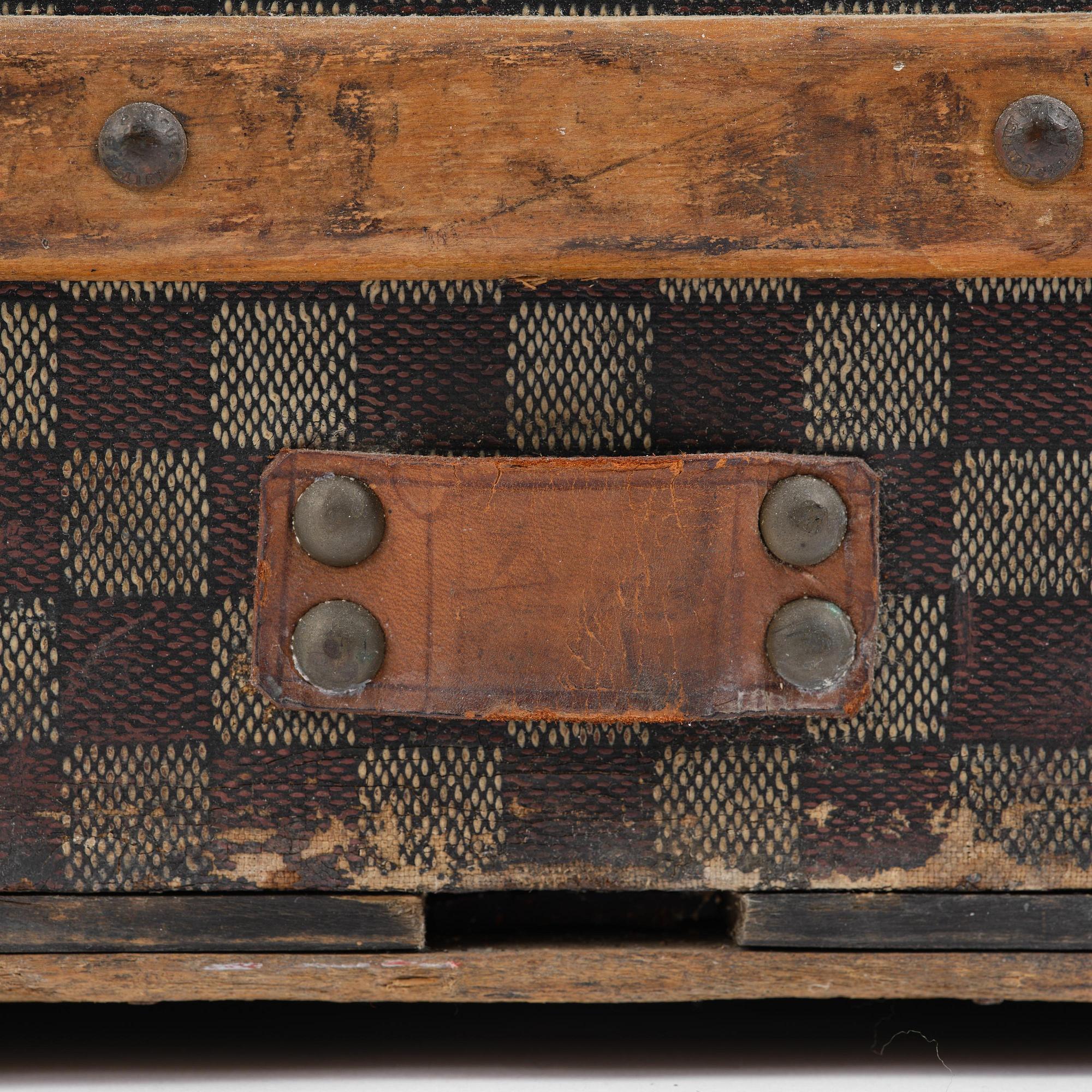 Louis Vuitton suitcase, late 19th century.