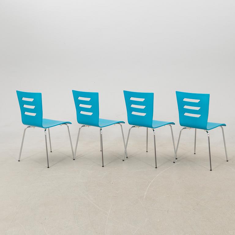 Table and chairs 4 pcs "Nina" Troeds 2000s.