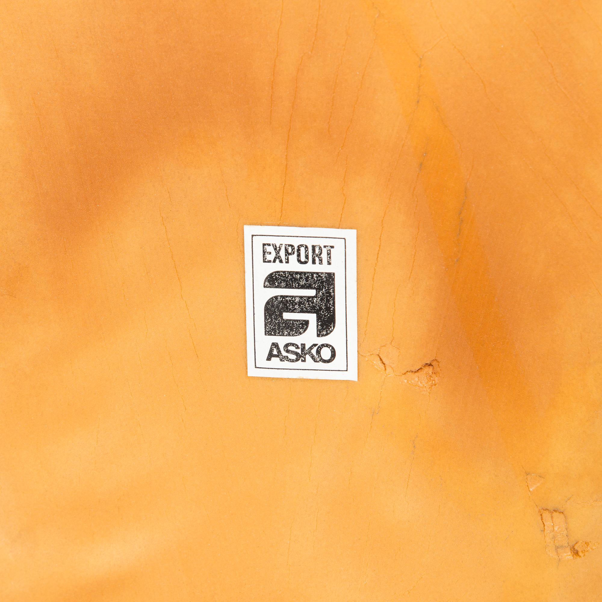 Esko Pajamies, a pair of 1970's 'Contra' easy chairs for Asko, Finland.