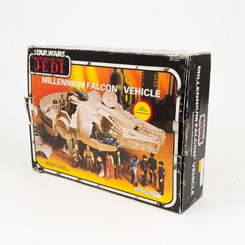 A vintage Star Wars Millennium Falcon Palitoy 1983.