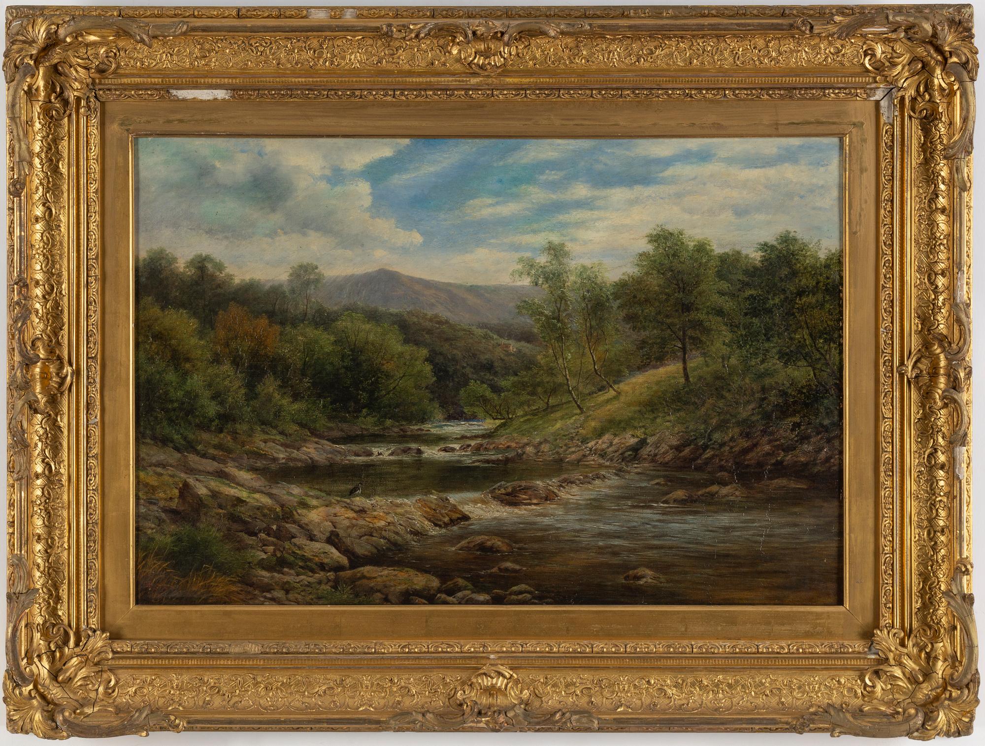 ENGLISH ARTIST, oil on canvas, signed RET 1859.