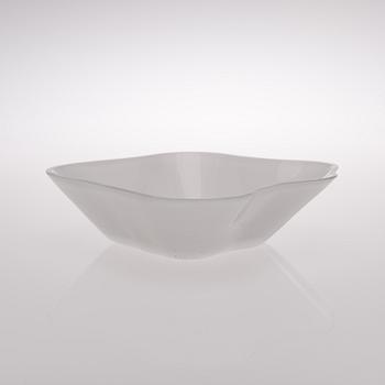 ALVAR AALTO, GLASS SCULPTURE, 4 PIECES. The Aalto Flower. Signed Alvar Aalto. Iittala 1950/60s.