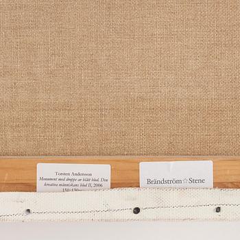 Torsten Andersson, 'Monument med droppe av blått blod. Den kreativa människans blod II'.