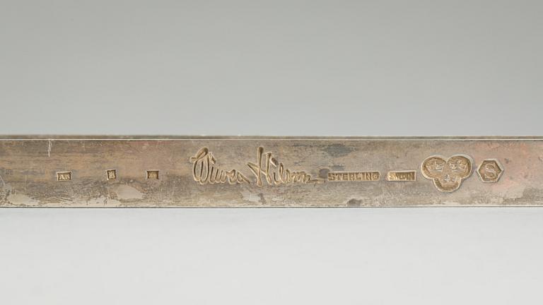 TÅNG, silver. Wiwen Nilsson. Lund 1974. Ca 50g.