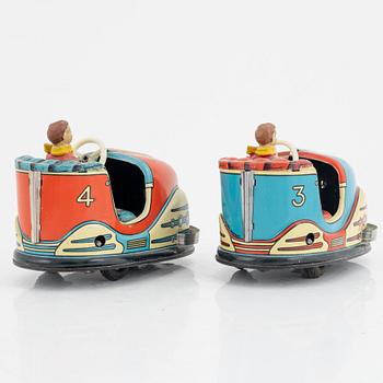 A tin toy radio cars, Hoch & Beckman, Germany, mid 20th century.
