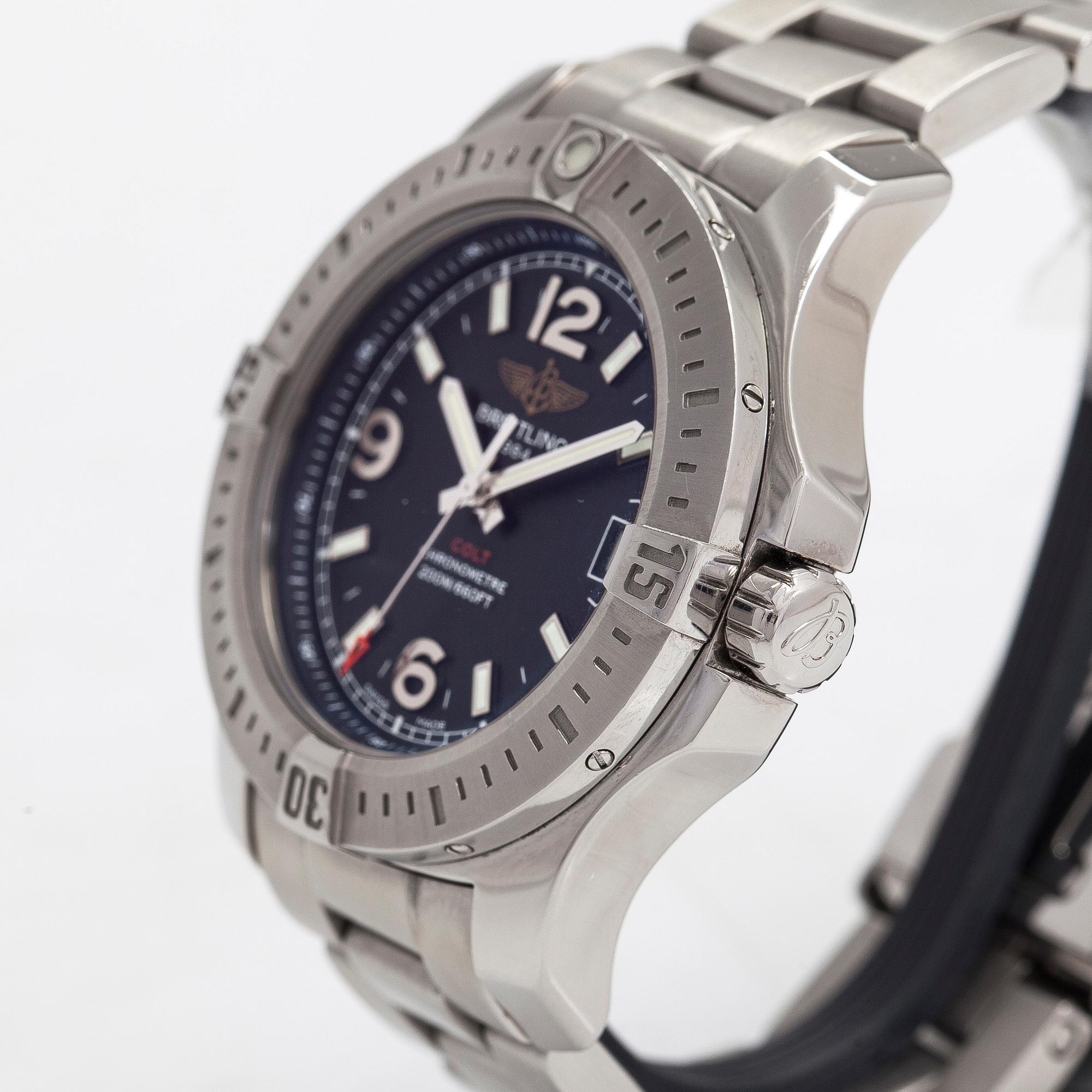 Breitling, Colt, Chronometre, armbandsur, 36 mm.