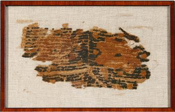 TEXTILFRAGMENT, antikt.