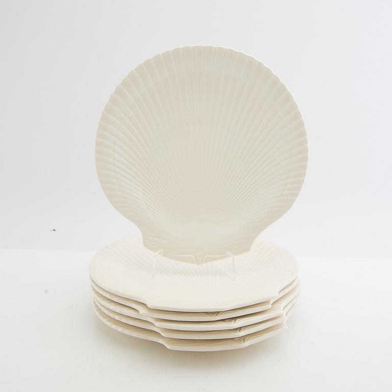 Plates, 6 pcs, Wedgwood of Etruria & Barlaston, England, 20th century.