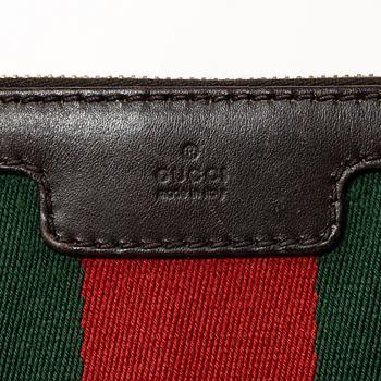 Gucci, Bag, "Vintage Web Saddle GG Bag".