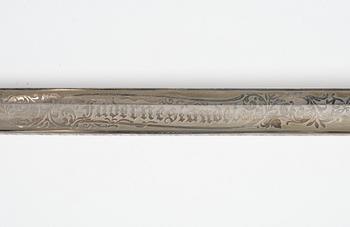 Sabel svensk, m/1915 för sjöofficer, med balja.