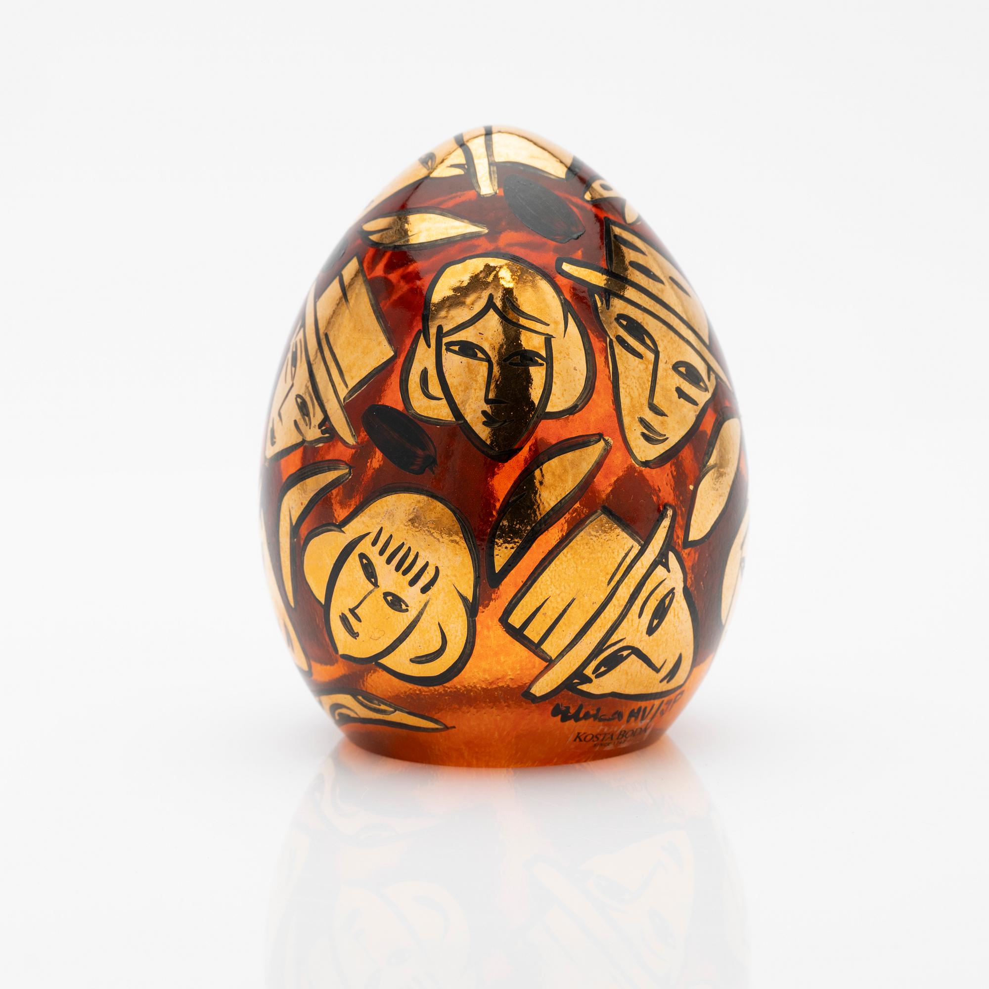 Ulrica Hydman-Vallien, skulptur, glas, Kosta Boda Atelier.