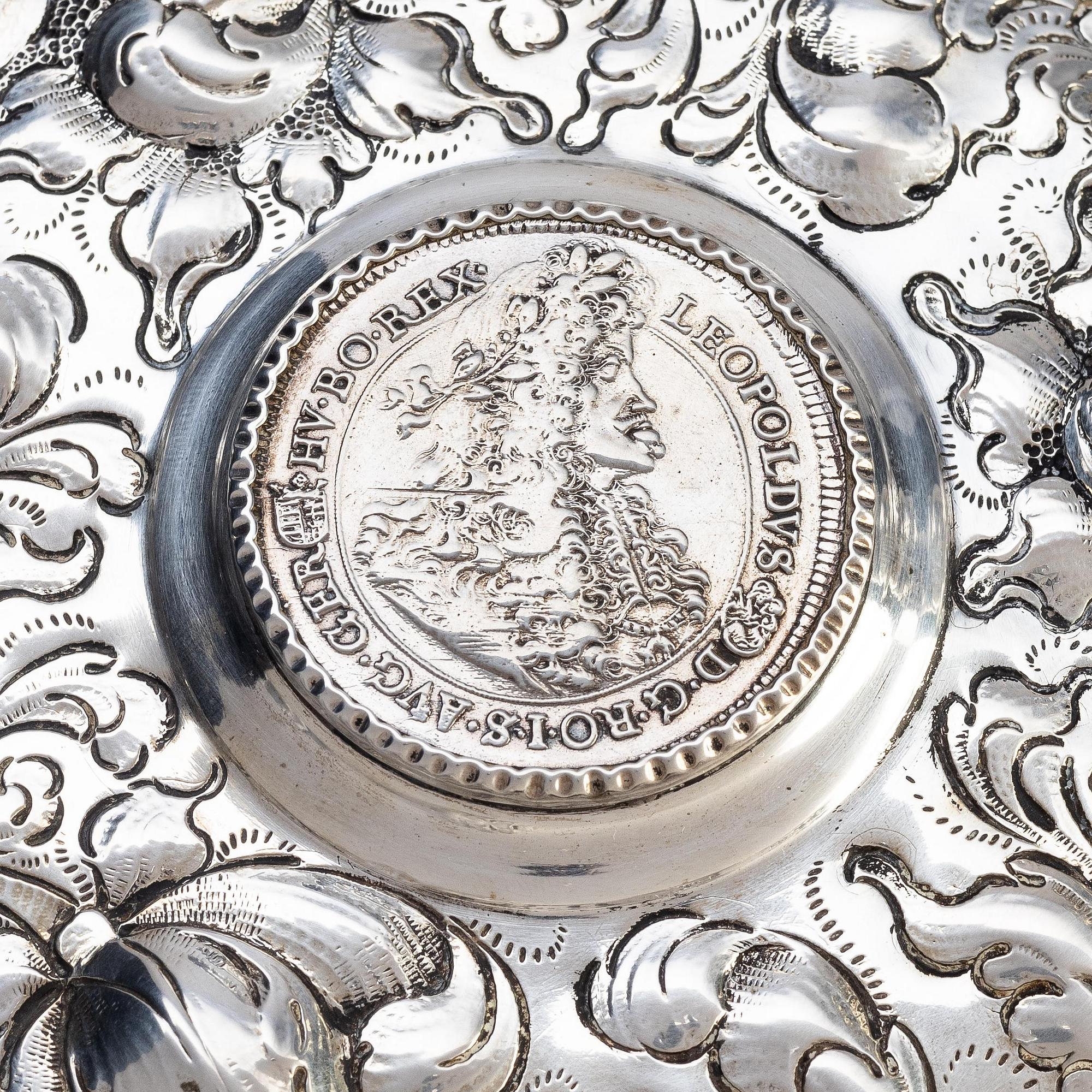 A probably Danish 19th/20th century silver tankard, unknown maker. No marks.