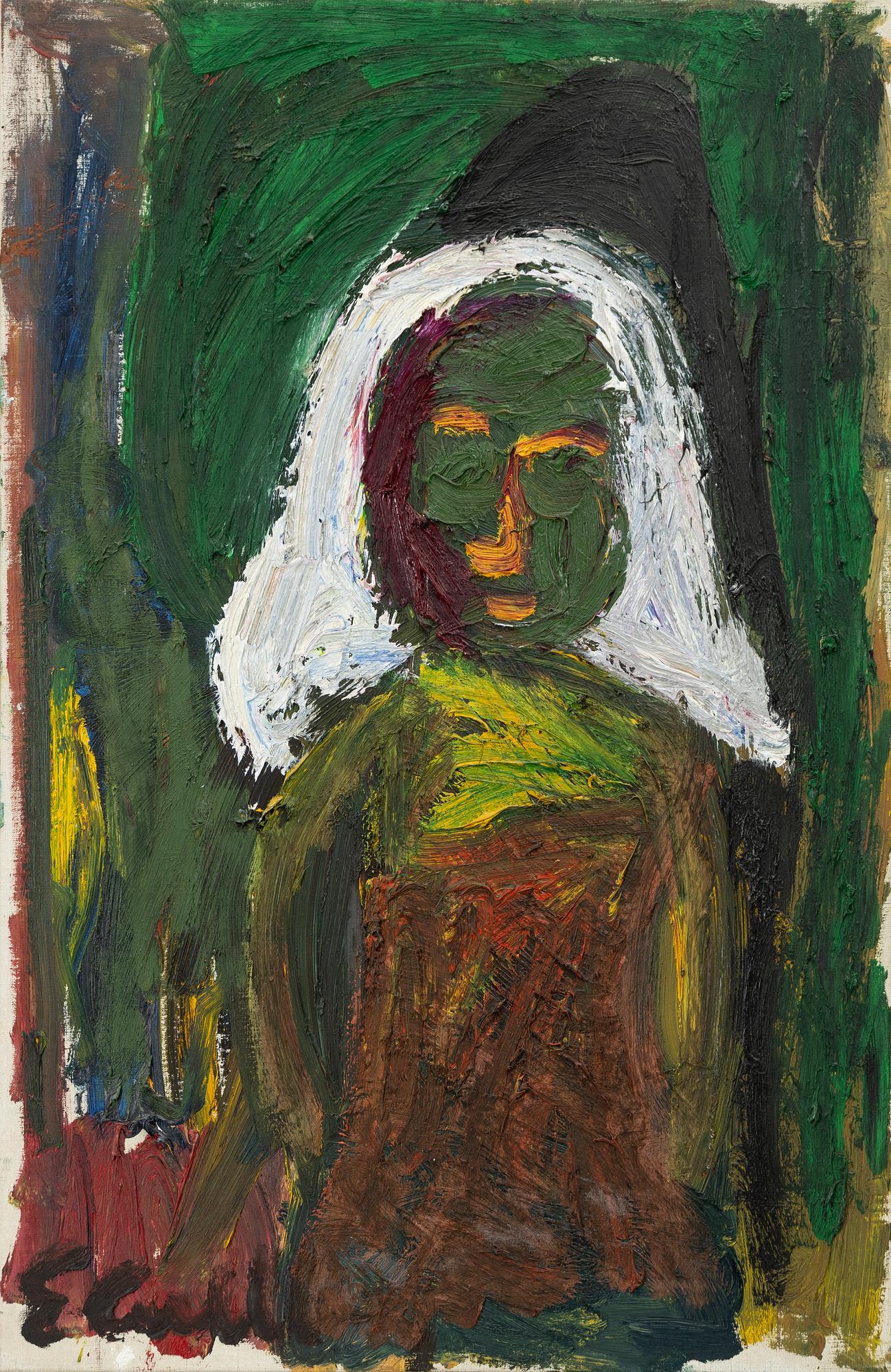Erland Cullberg, Figure against green.