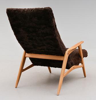 FÅTÖLJ, sannolikt JIO möbler, 1900-talets andra hälft.