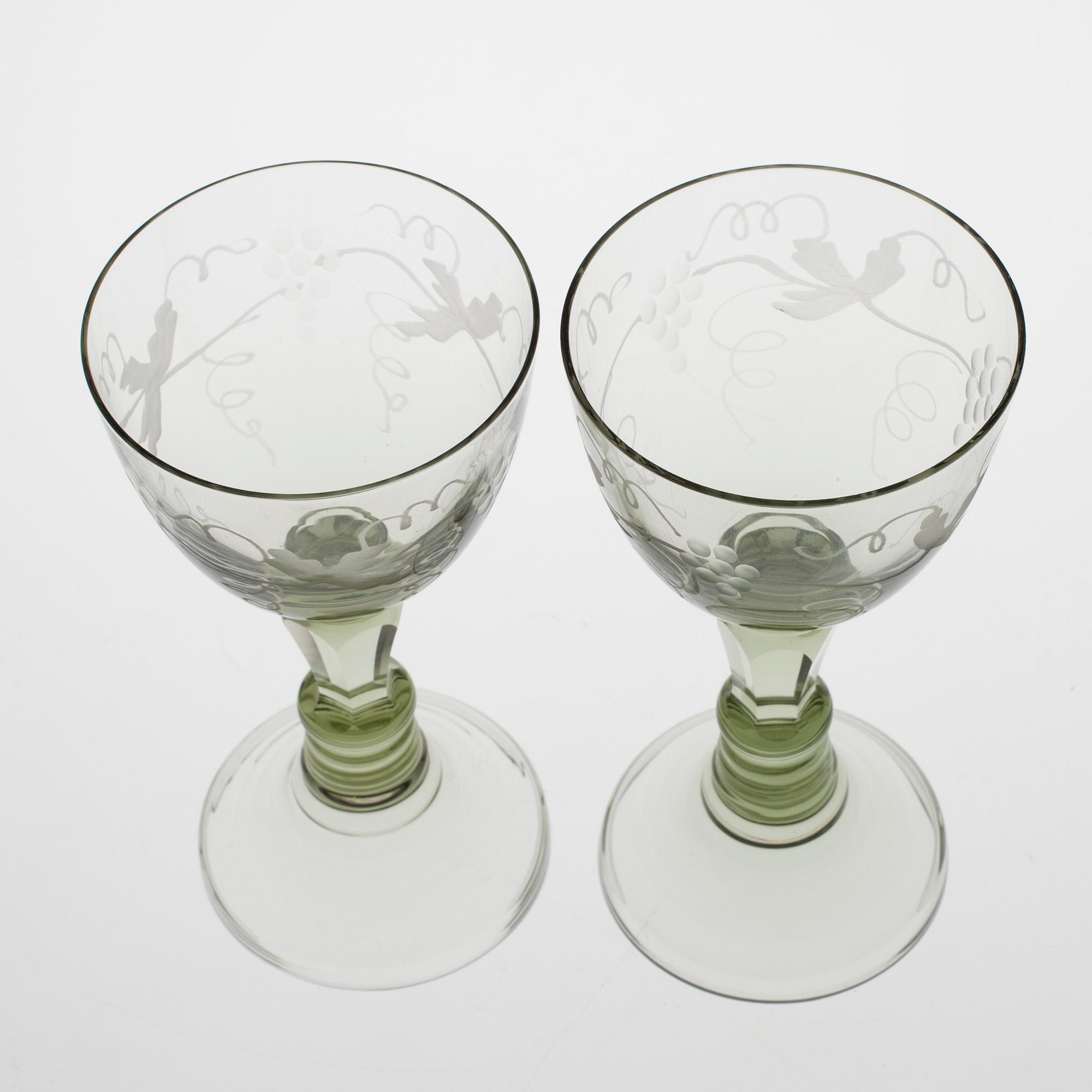 DRICKSGLAS, 12 st, 1900-talets mitt.