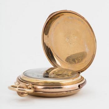 POCKET WATCH, hunter, chronograph, 52 mm.