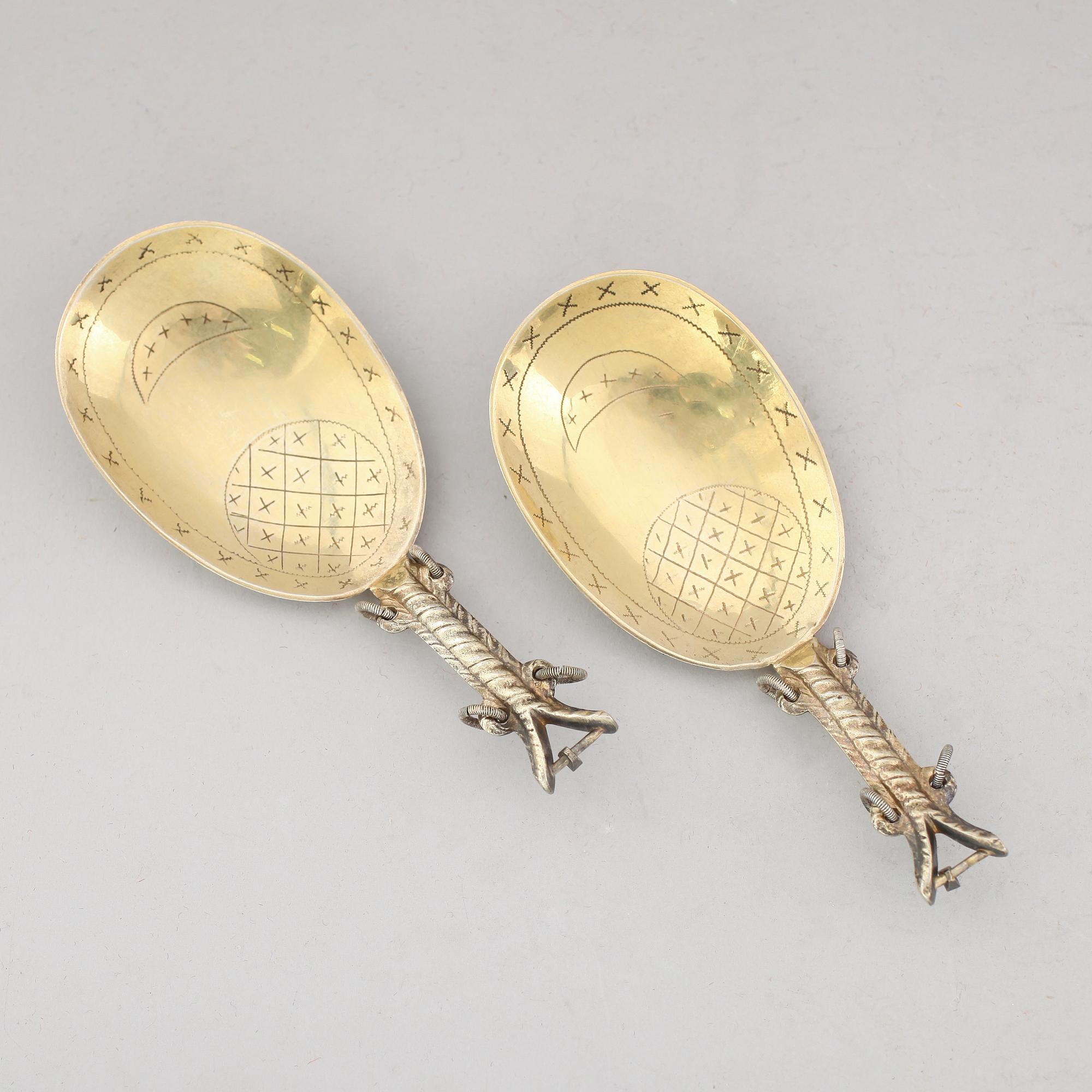 SKEDAR, 1 par, silver, 1900-tal.