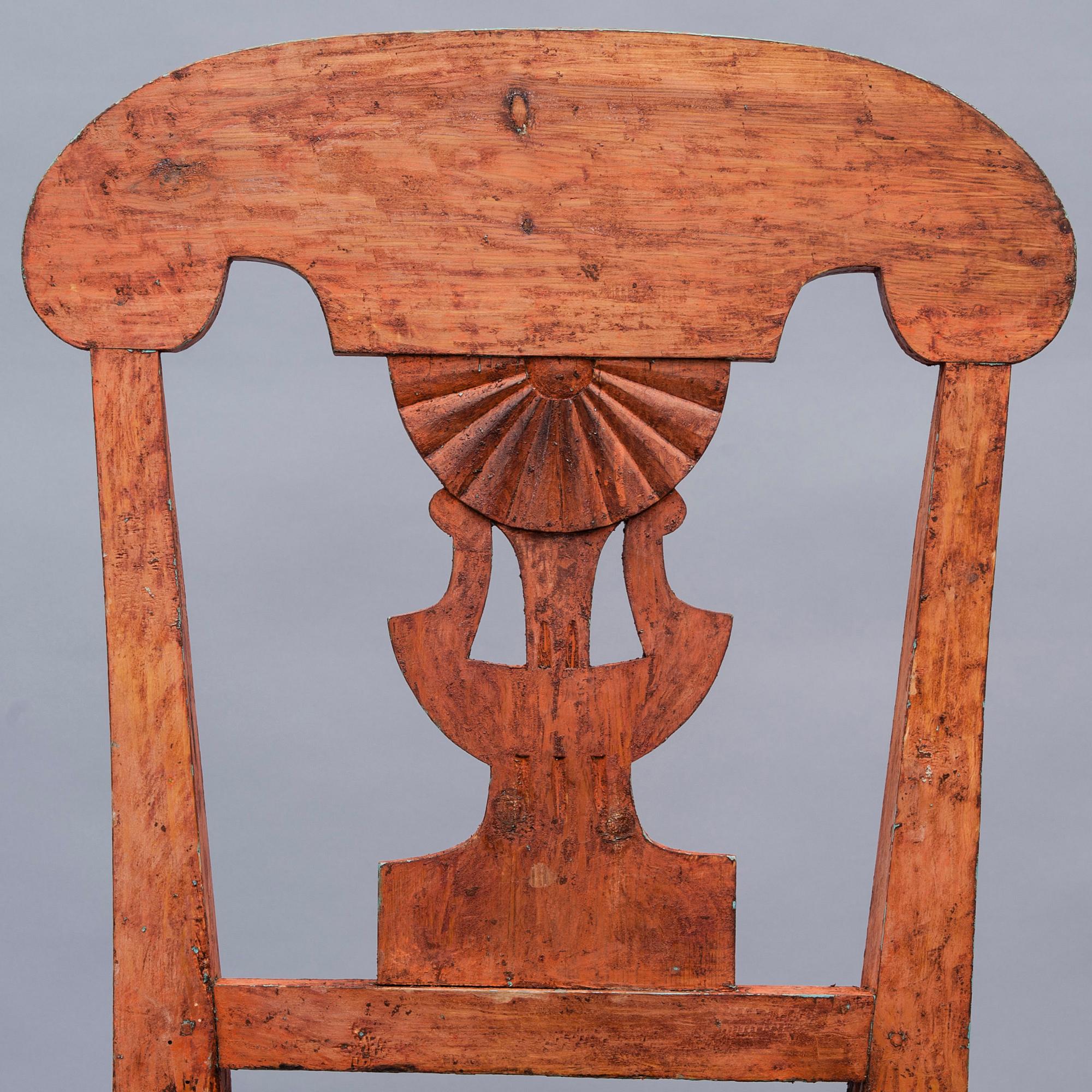 STOLAR, ett par, allmoge, ca 1850-tal.
