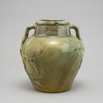 Albin Hamberg, a stoneware Art Nouveau urn, Höganäs, early 20th Century.