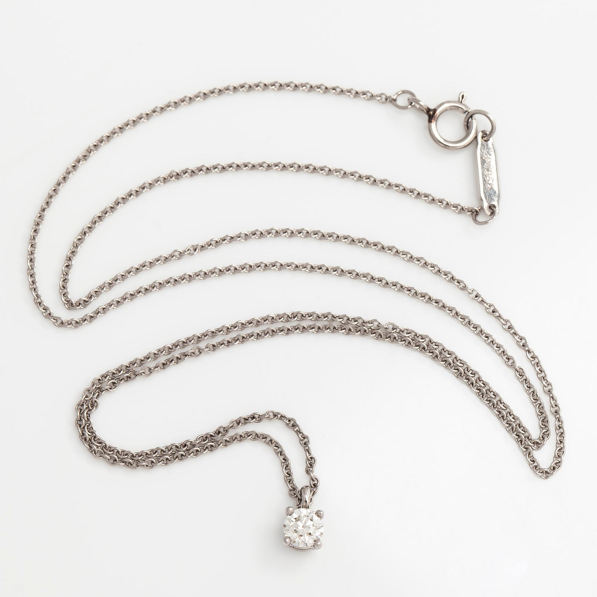 Tiffany & Co, kaulakoru, platinaa ja briljanttihiottu timantti.