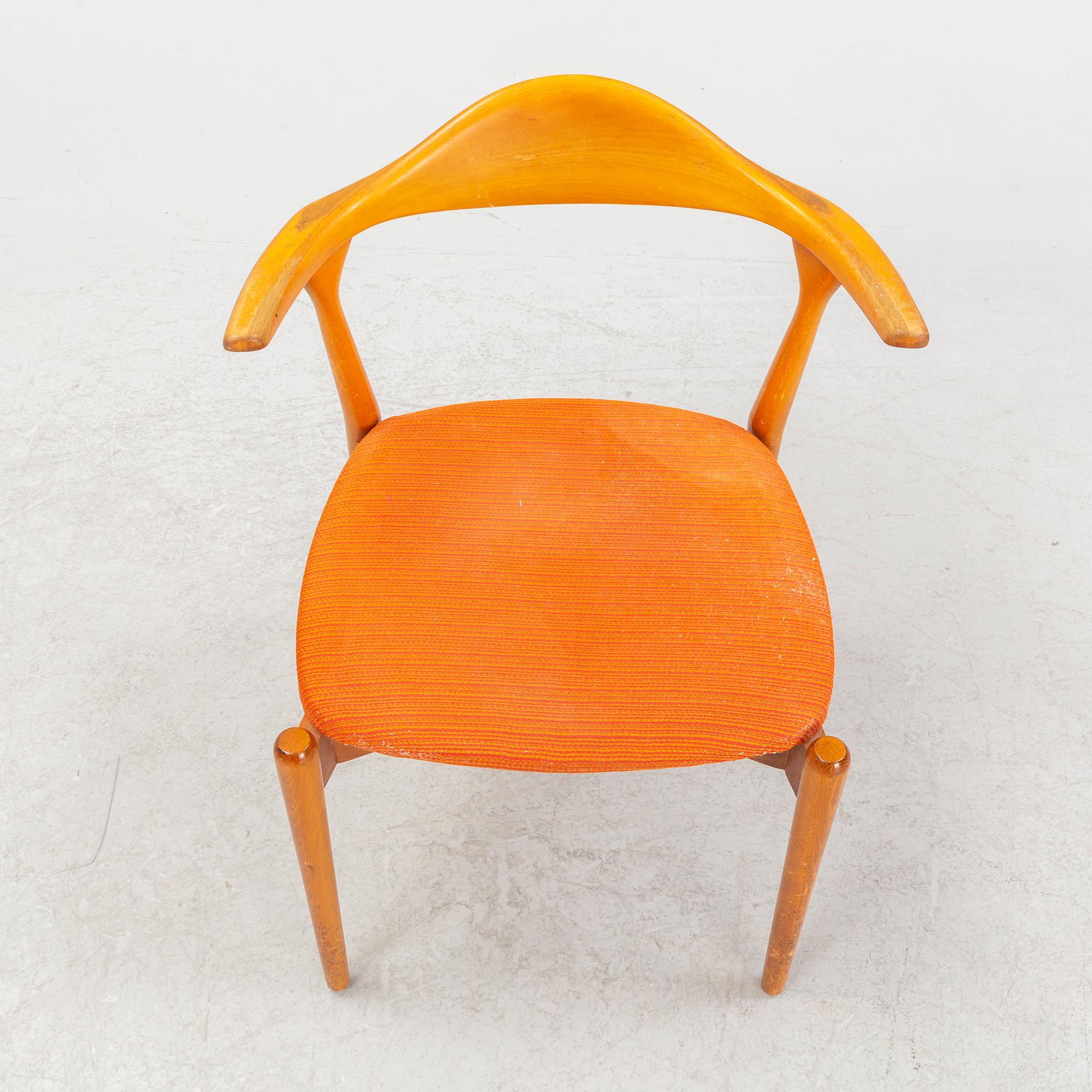 Folke Andersson, an 'Aristo' chair and a desk, Hugo Troeds, Bjärnum, mid 20th Century.