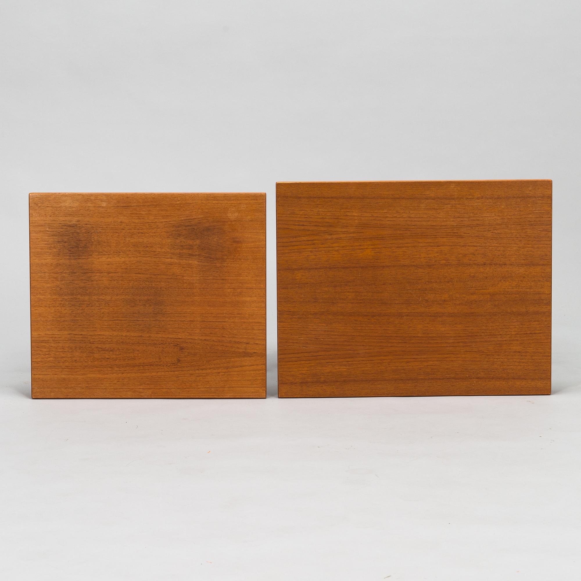 Olof Ottelin, A 1960s 'Triplex' nesting table for Keravan Puusepäntehdas, Stockmann, Finland.