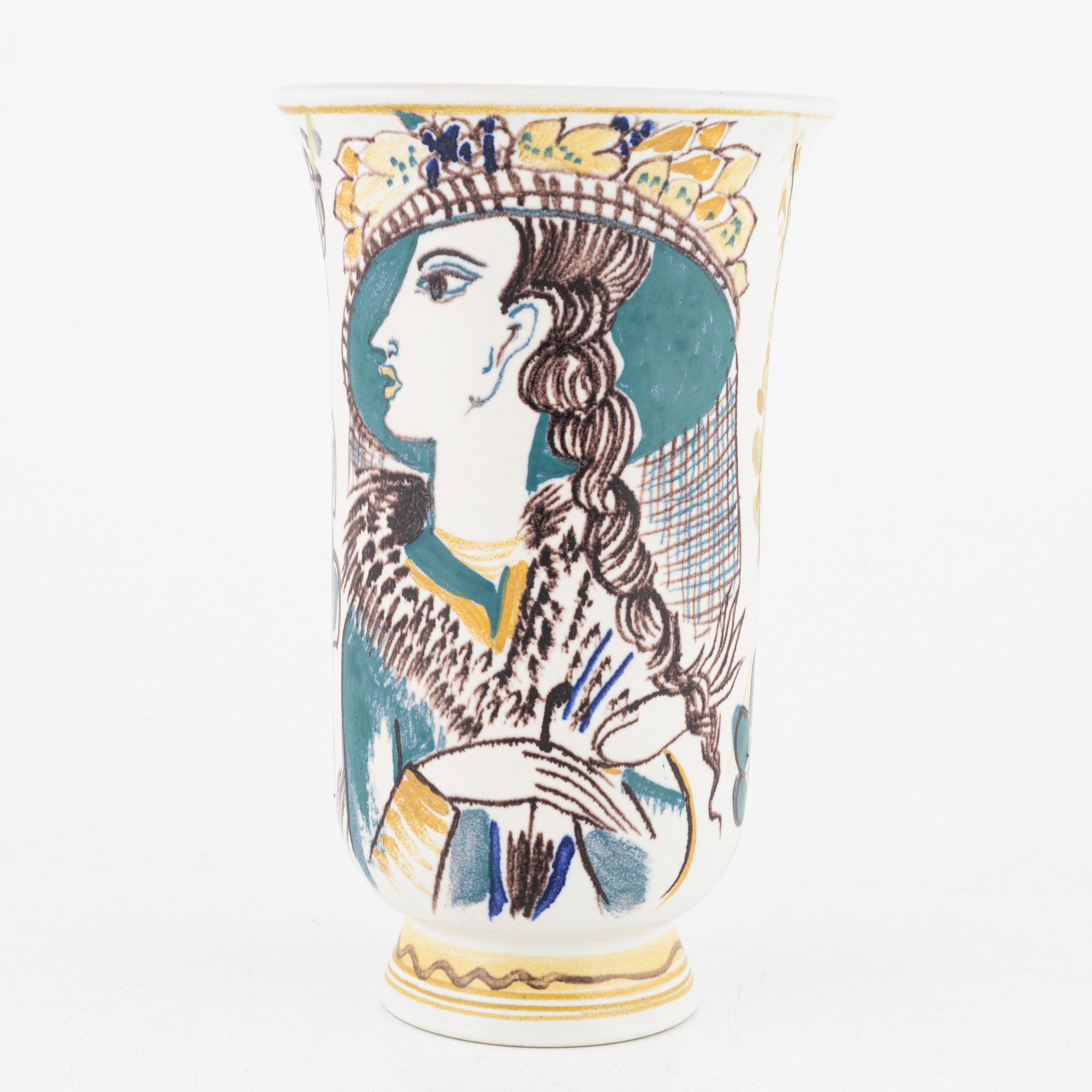 Carl-Harry Stålhane, vas, Rörstrand, 1943.