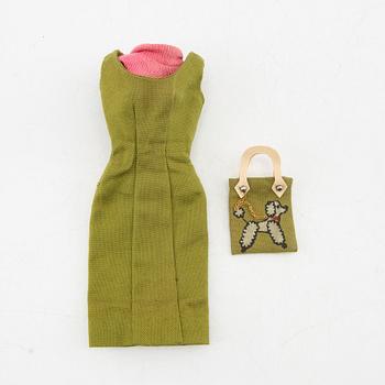 Bild-Lilli docka Tyskland 1956-64 samt diverse kläder bl. a Lilly-kläder.